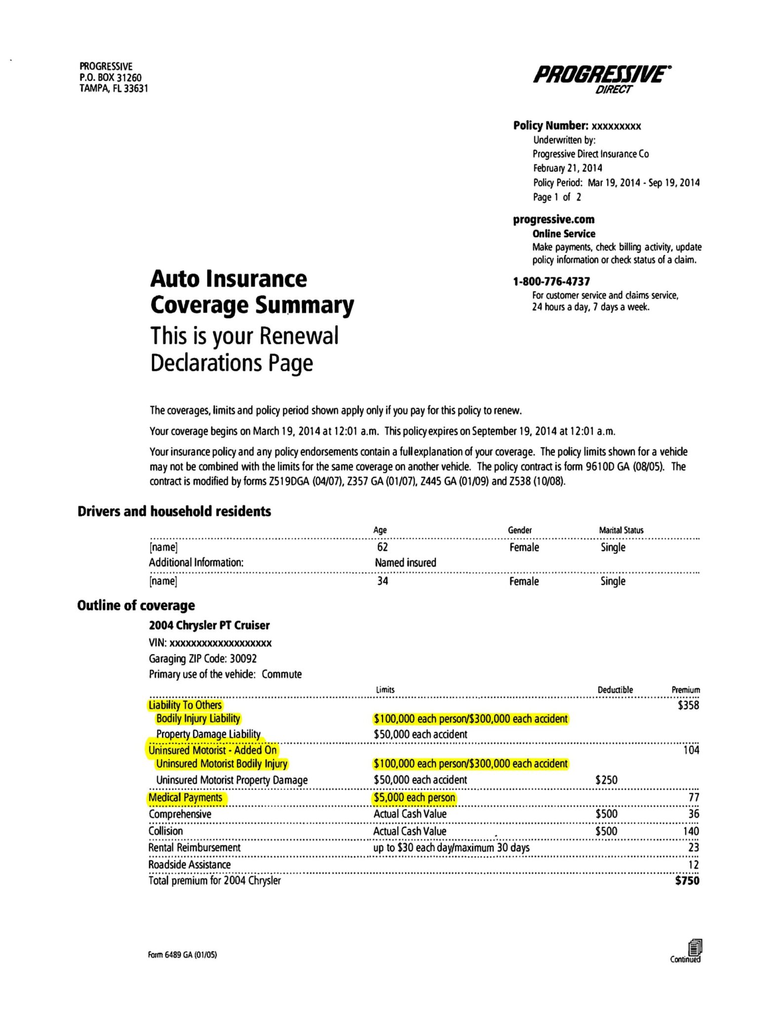 What is considered full coverage auto insurance?