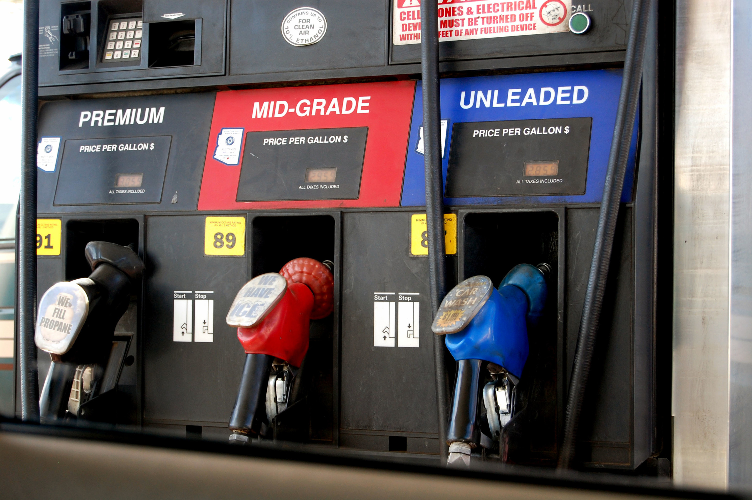 Car Accidents Gas Pumps