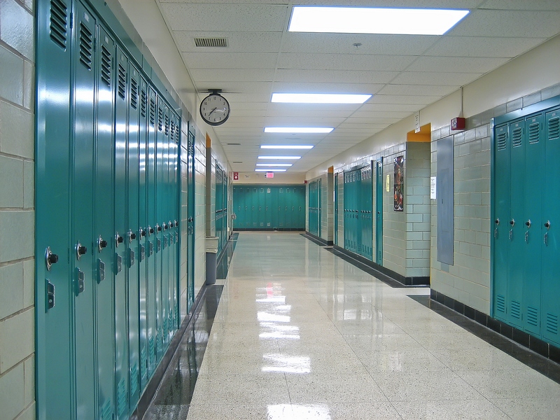 School hallway