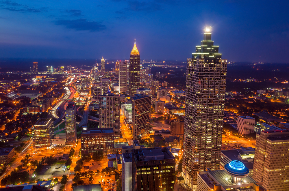 Skyline of downtown Atlanta, Georgia, USA