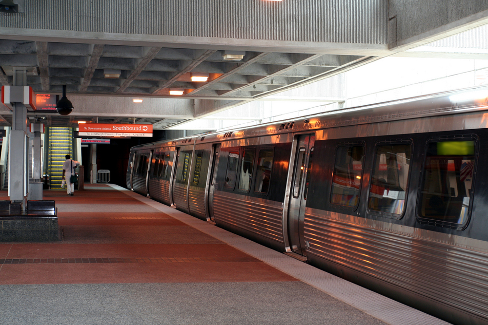 marta Subway in Atlanta