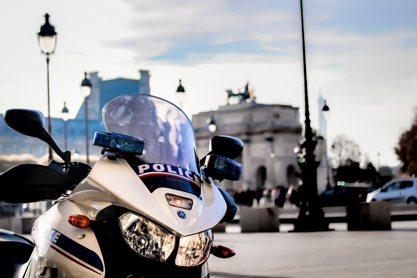 police motorcycle