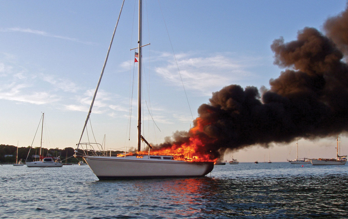 Injured Accident Boat Fire Sailmagazine.