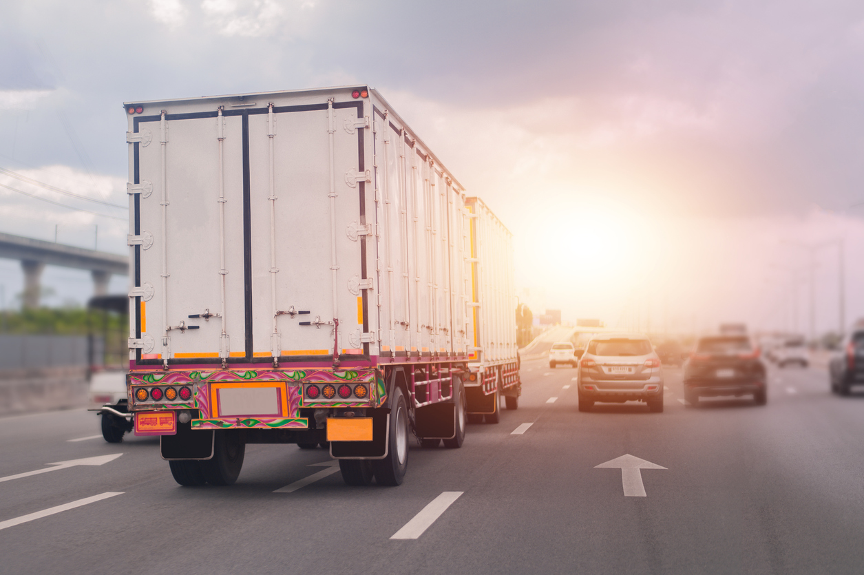 Wide right turn truck accident: Who is at fault?