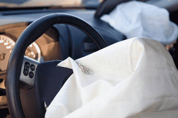 Air bag deplored