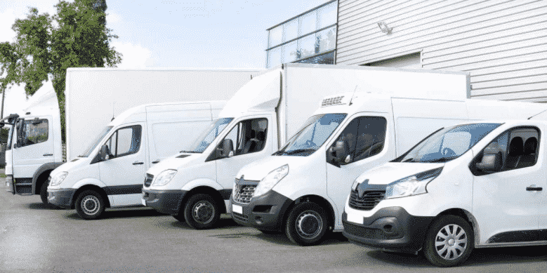Several Commercial Vehicles