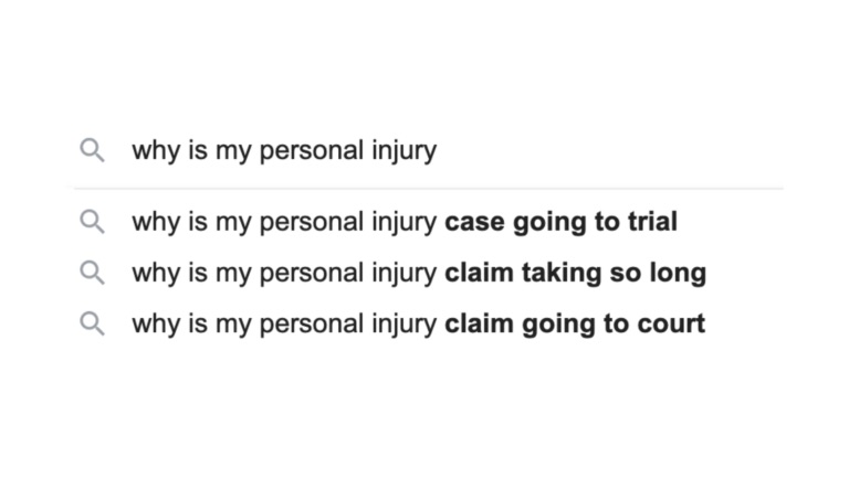 Why is my personal injury...