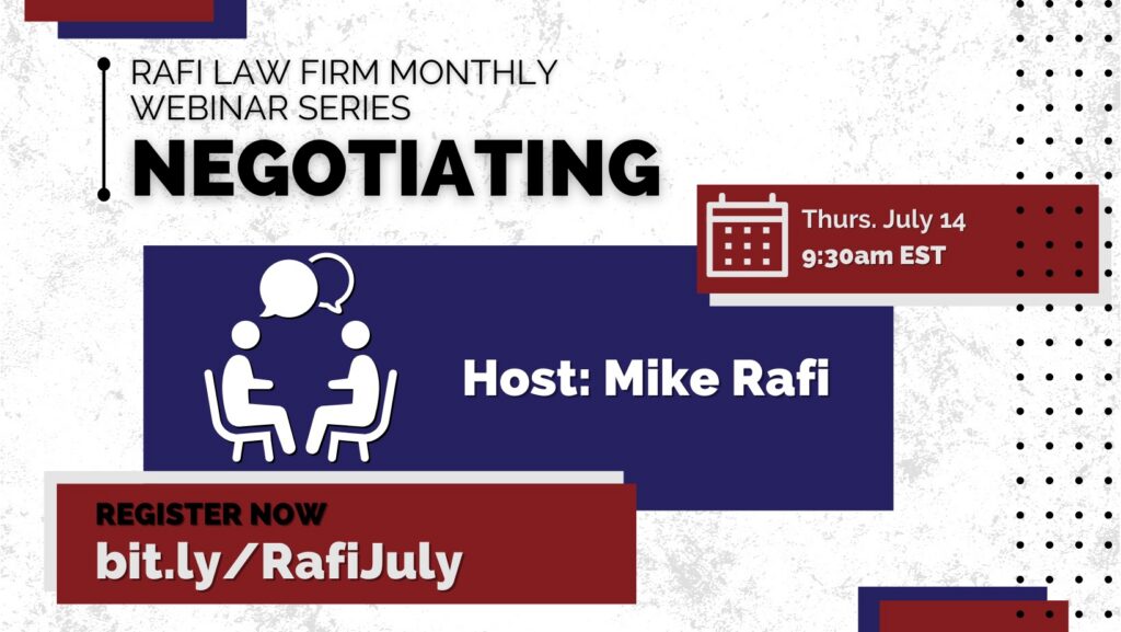 Free Webinar - Negotiating