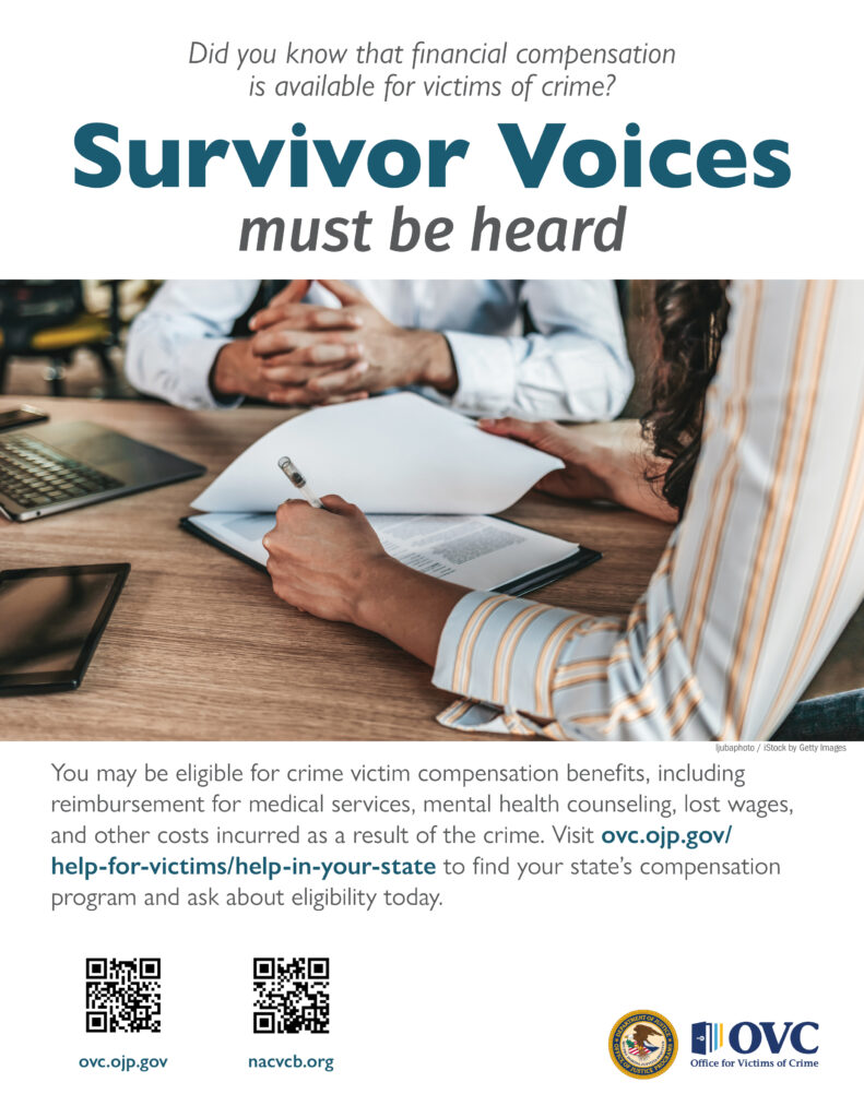 survivor voices compensation