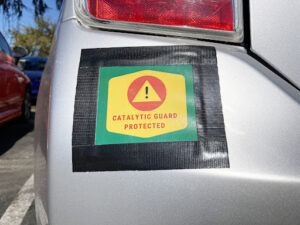 Which cars are least likely to have their catalytic converter stolen?