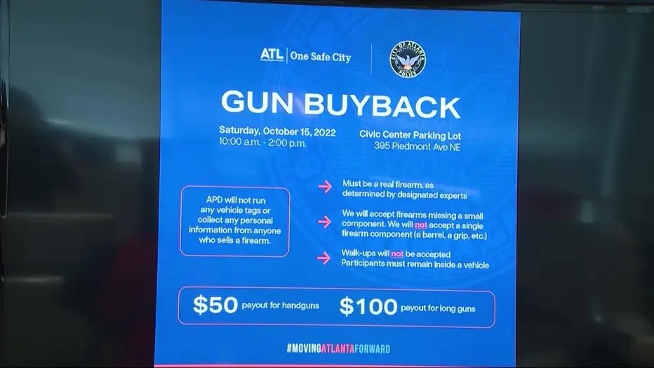 Gun buyback programs help reduce violence in Atlanta